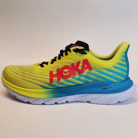 Hoka One One Other - New Hoka One One Mach 5 Evening Primrose Scuba Blue Men's Size 12D